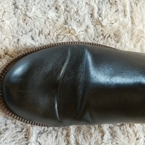 Tommy Hilfiger Black leather booties - Picture 4 of 7
